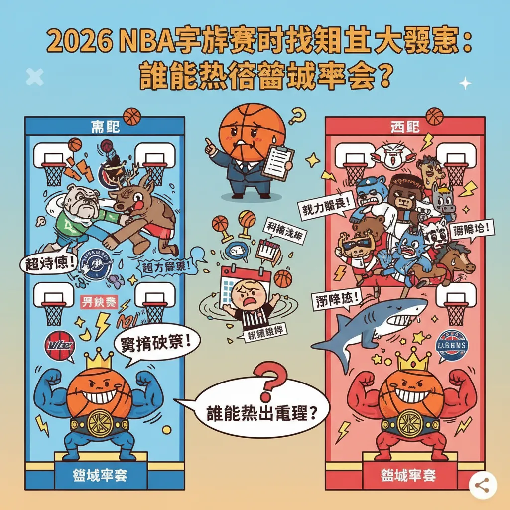 2026 NBA 季後賽對戰組合大預測：誰能殺進總冠軍賽？