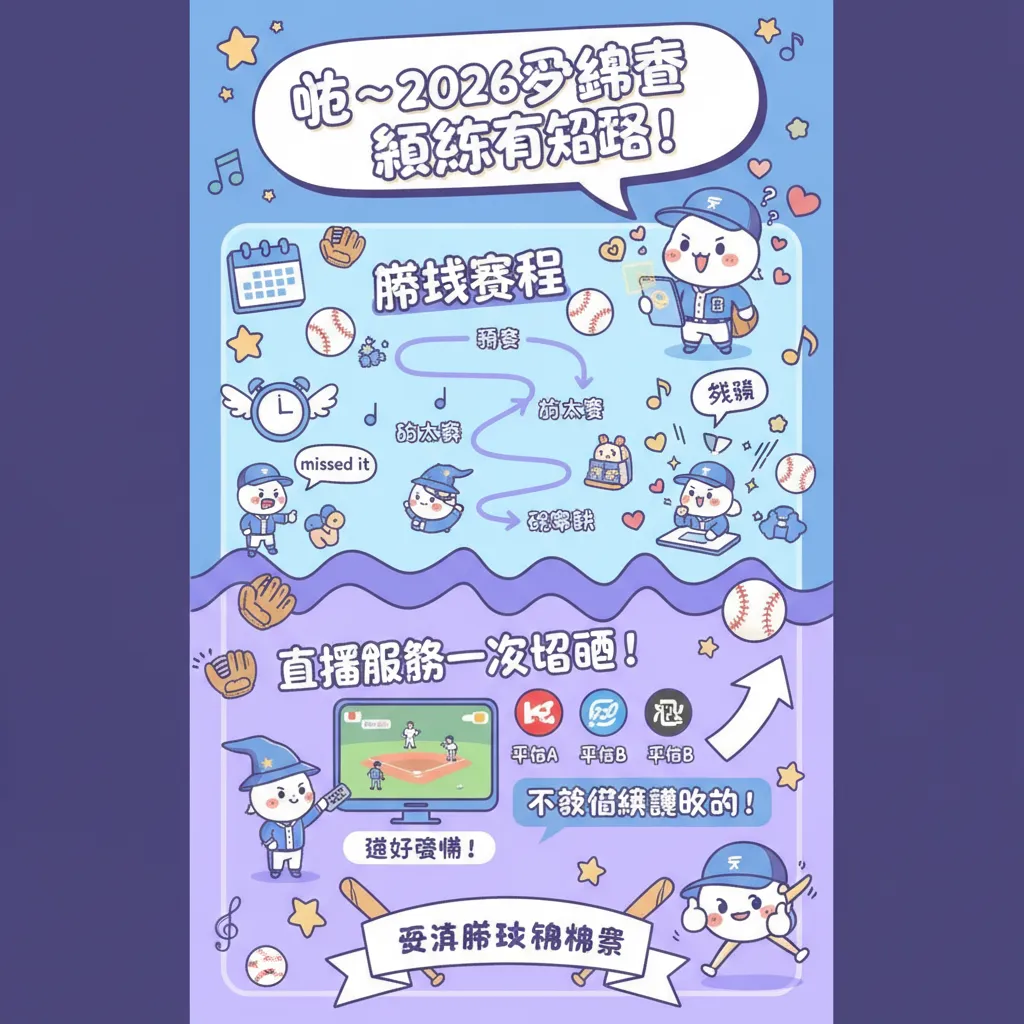 亞錦賽線上看攻略：棒球賽程與直播服務一次搞懂