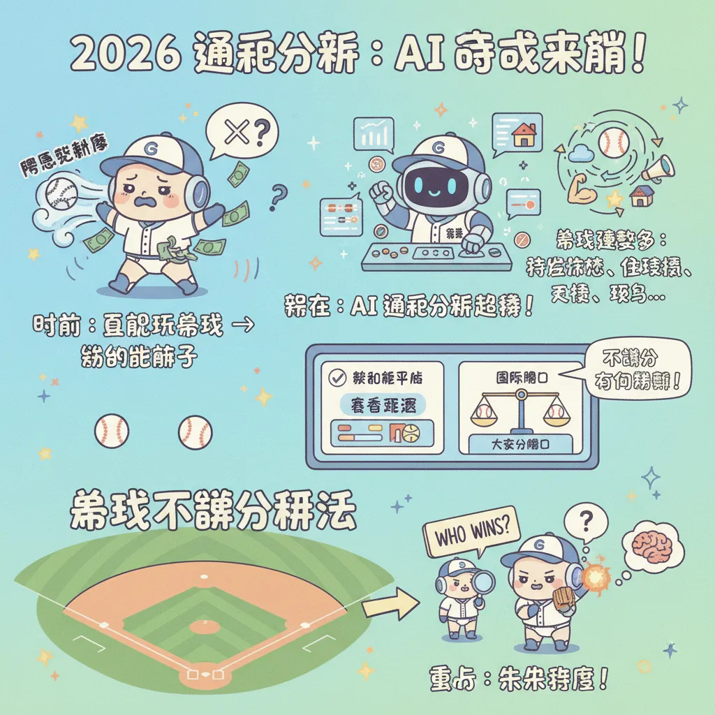 運彩分析靠AI？棒球先發投手與不讓分這樣玩