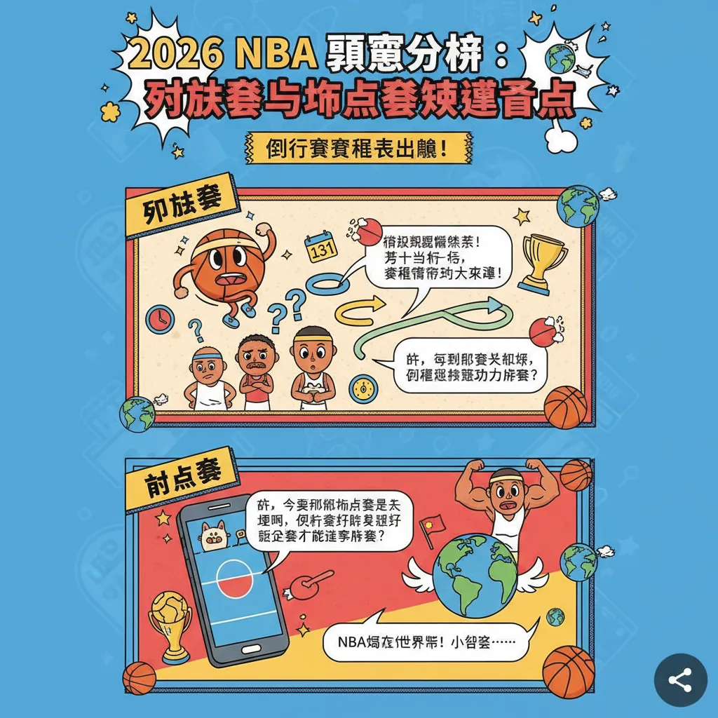 例行賽賽程表出爐！2026 NBA 預測分析：附加賽與淘汰賽關鍵看點