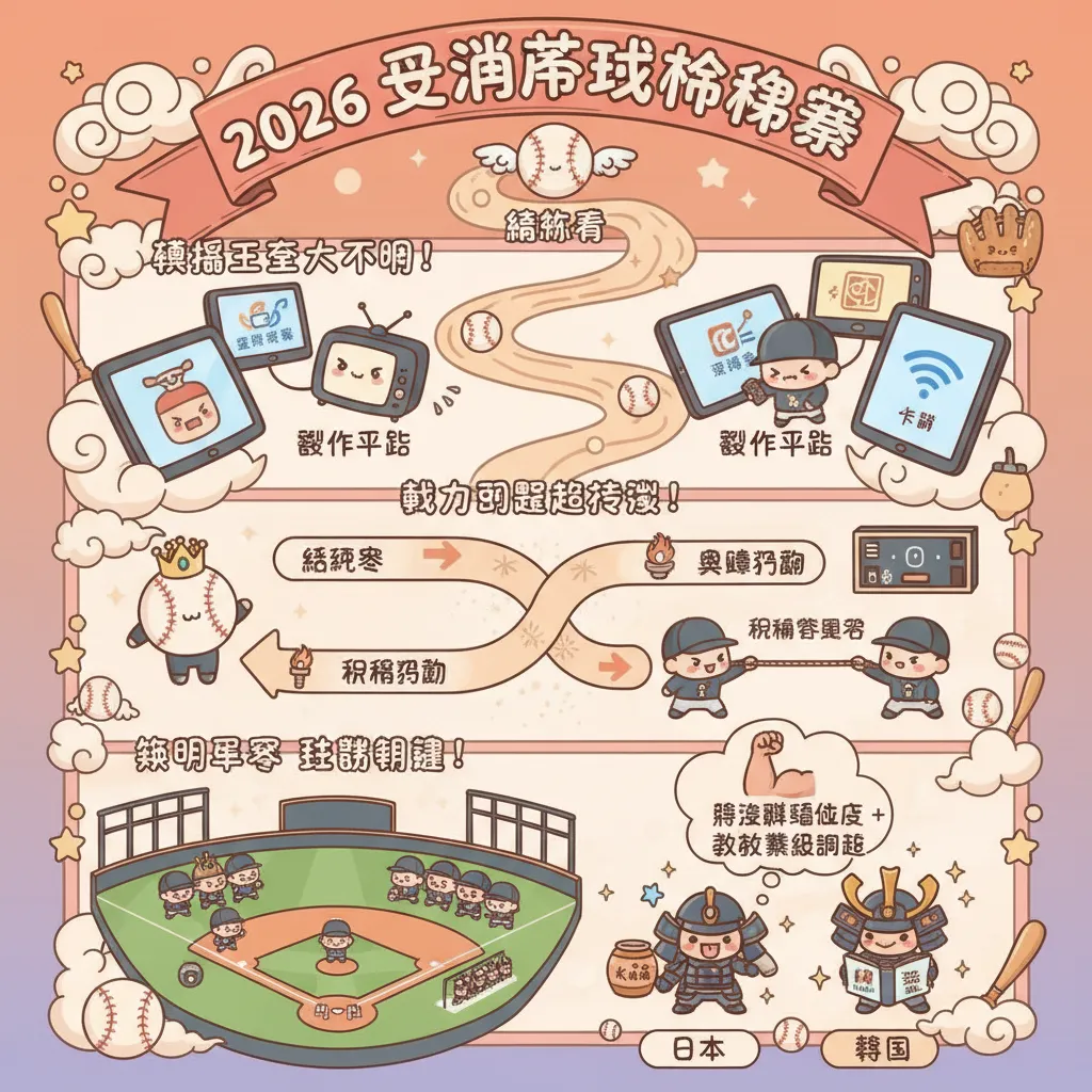 2026亞錦賽線上看：棒球戰績、排名與歷史強隊對決